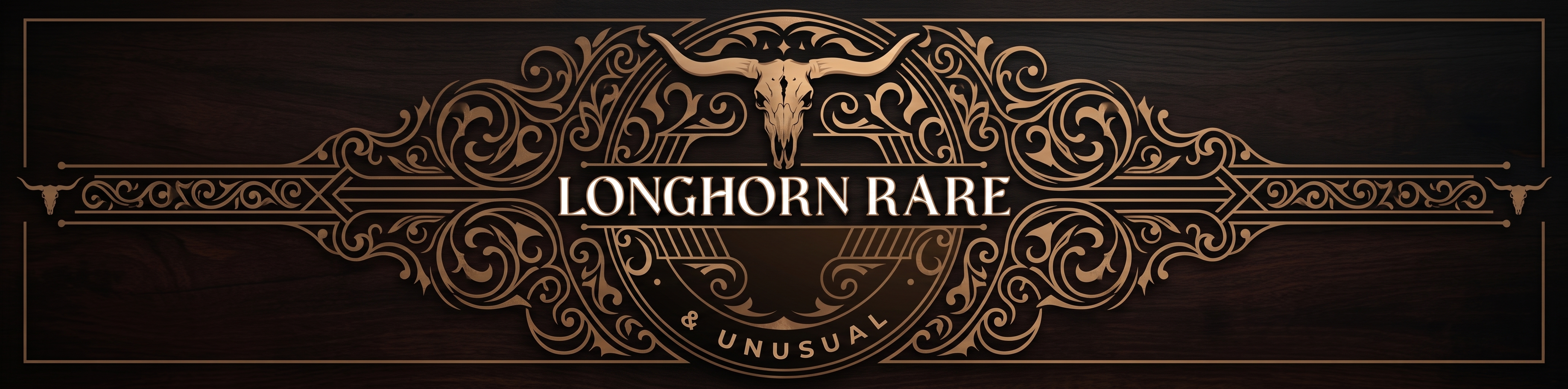 Longhorn Rare and Unusual Storefront Banner